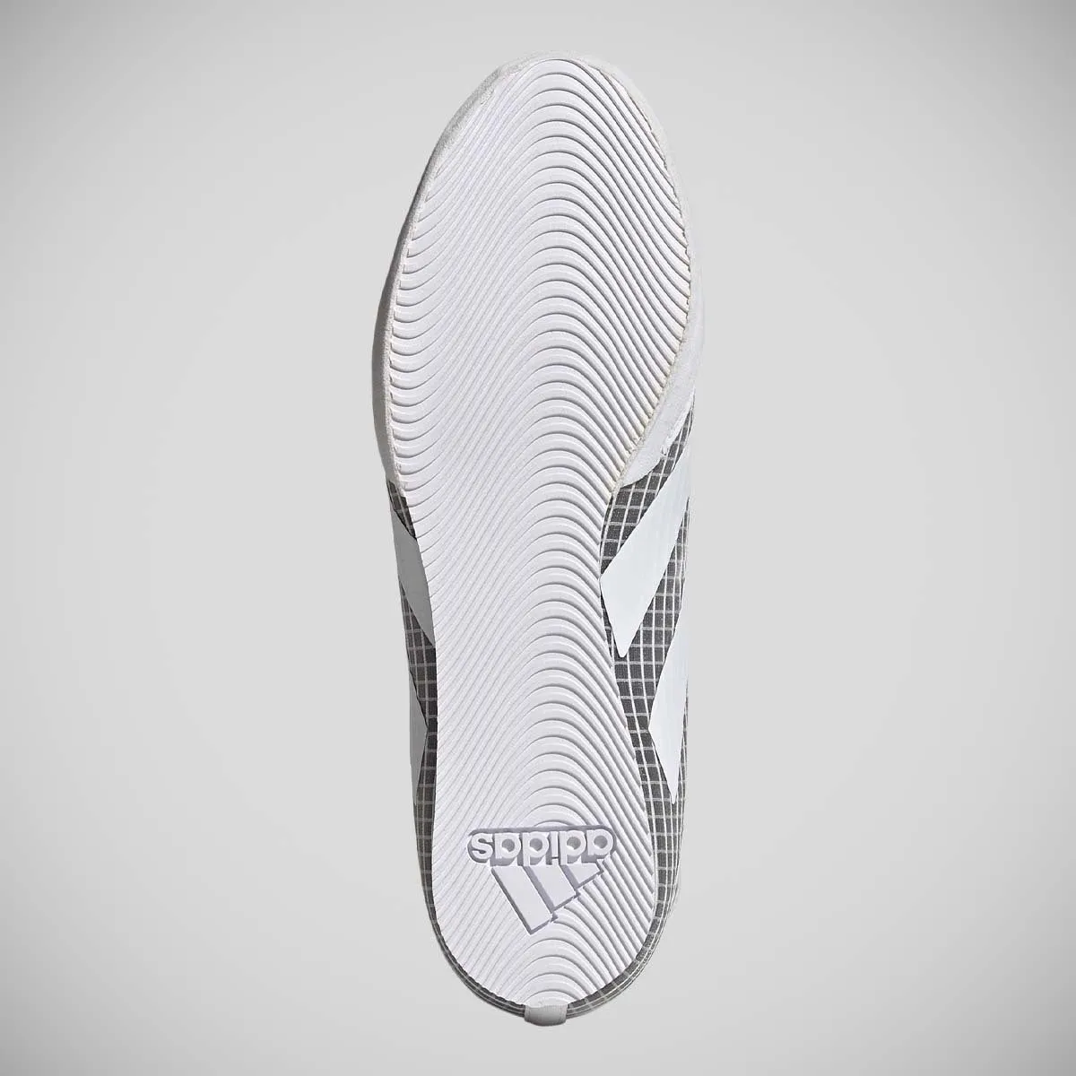 Adidas Box Hog 4 Boxing Boots White/Grey