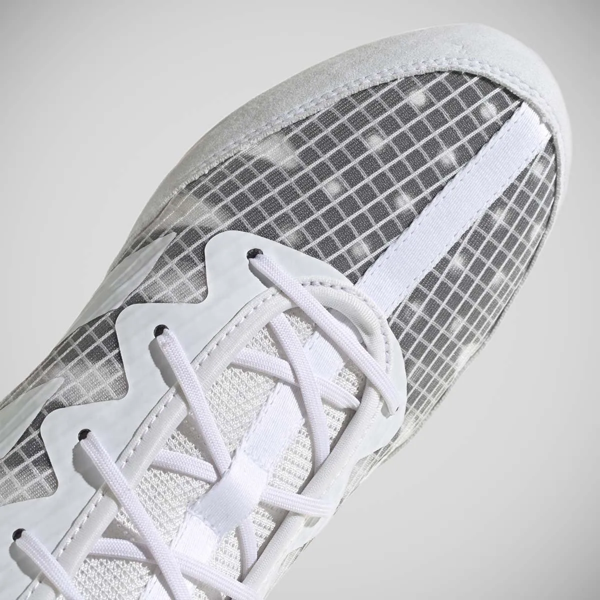 Adidas Box Hog 4 Boxing Boots White/Grey
