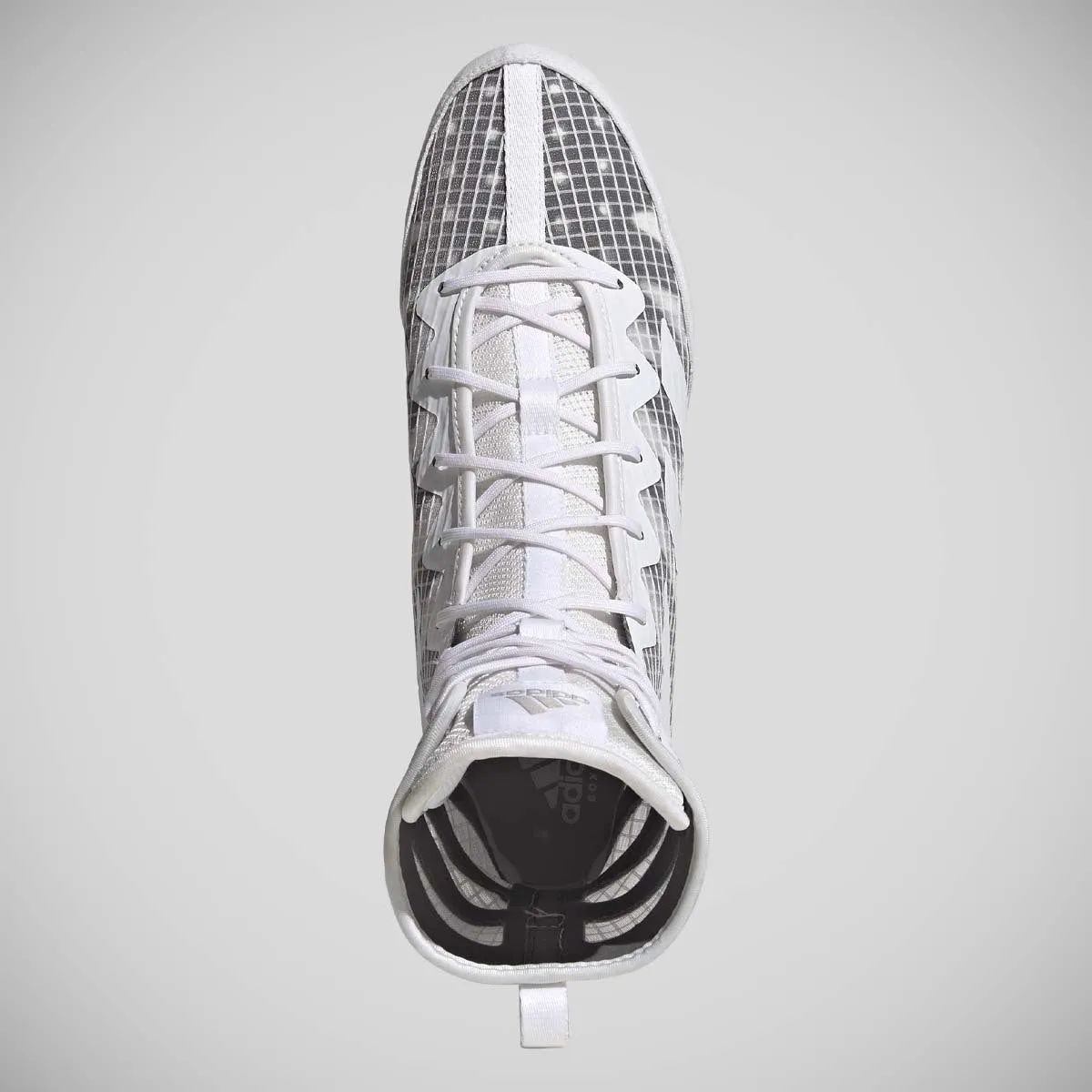 Adidas Box Hog 4 Boxing Boots White/Grey