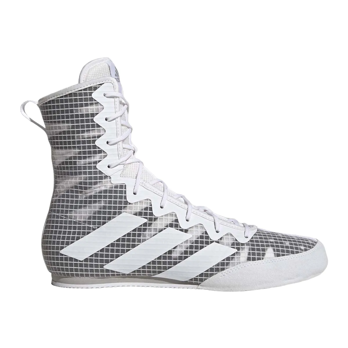 Adidas Box Hog 4 Boxing Boots White/Grey