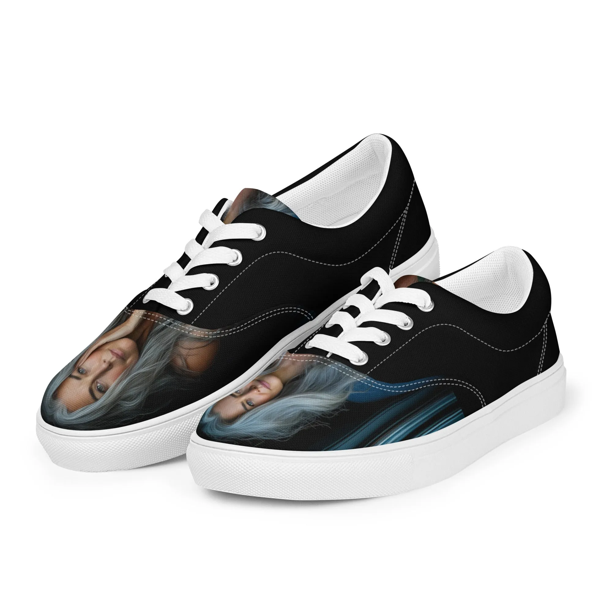 Ageless Wonder Women’s lace-up canvas shoes