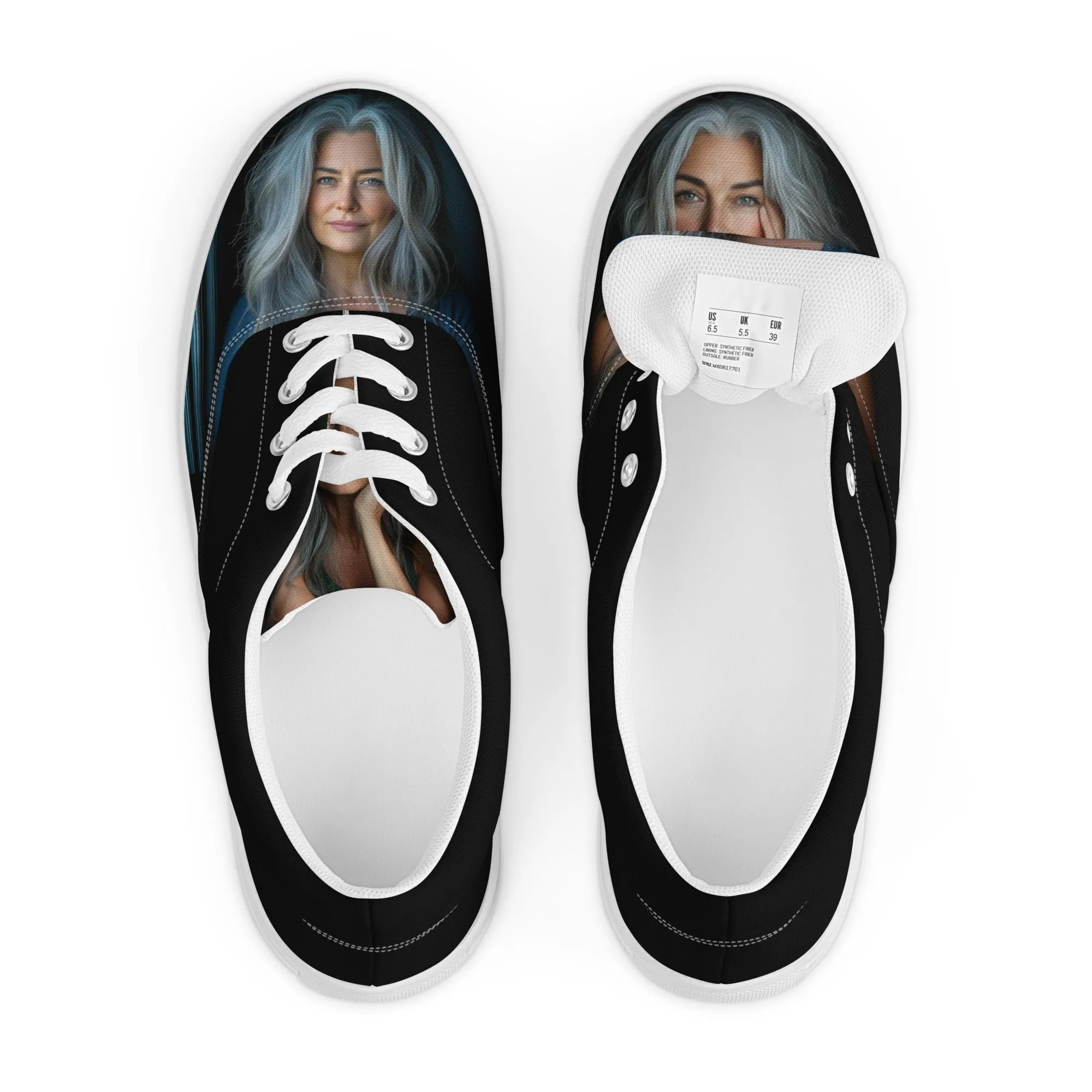 Ageless Wonder Women’s lace-up canvas shoes