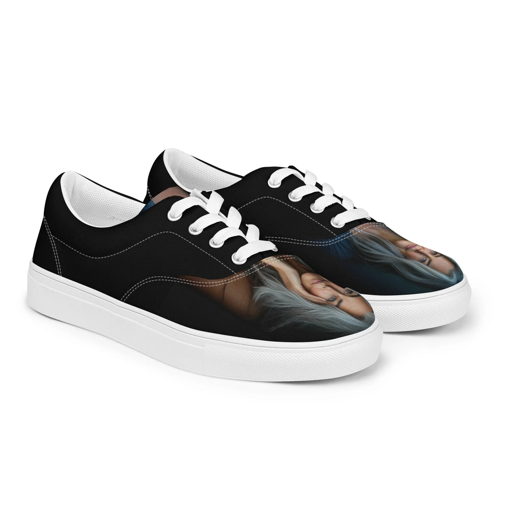 Ageless Wonder Women’s lace-up canvas shoes