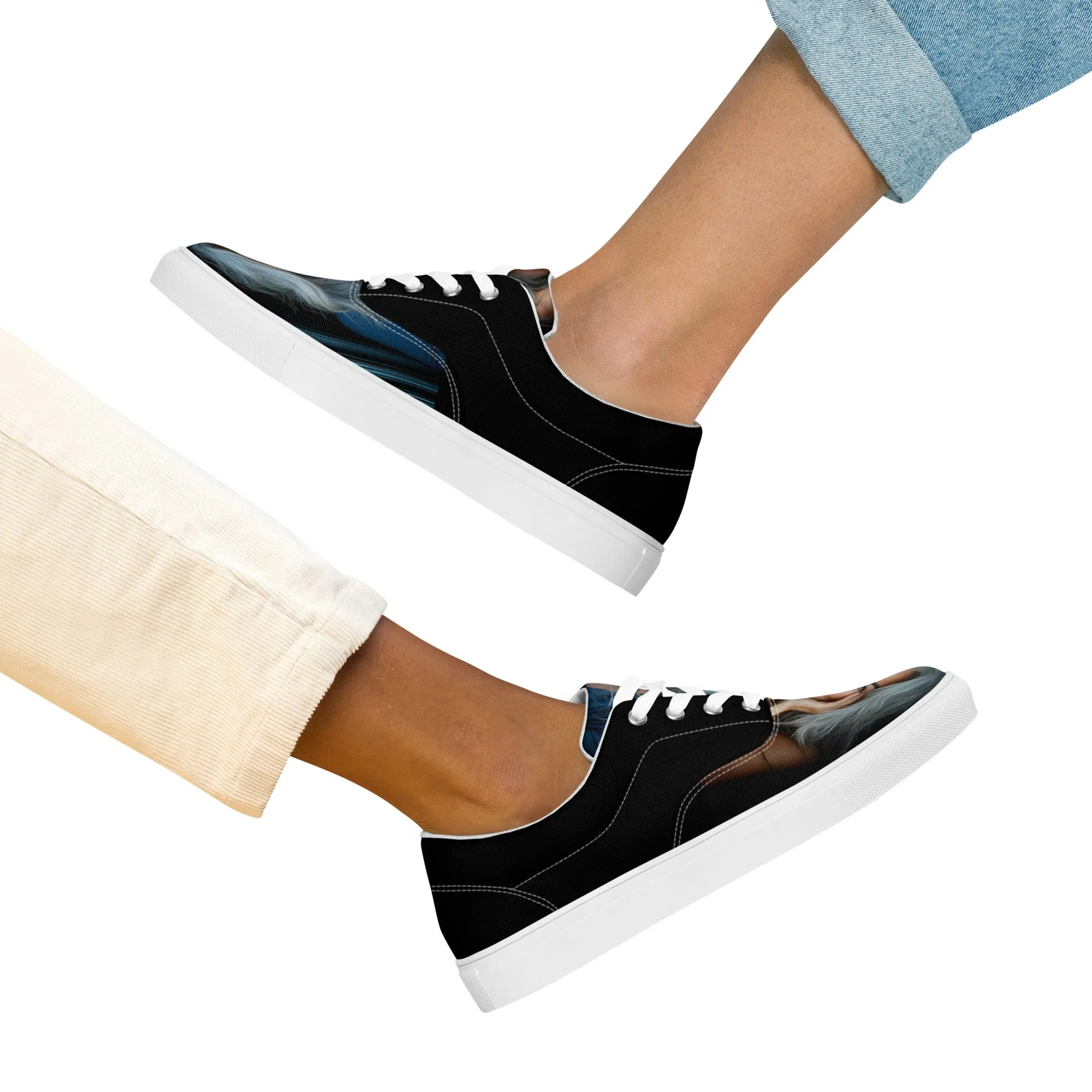 Ageless Wonder Women’s lace-up canvas shoes