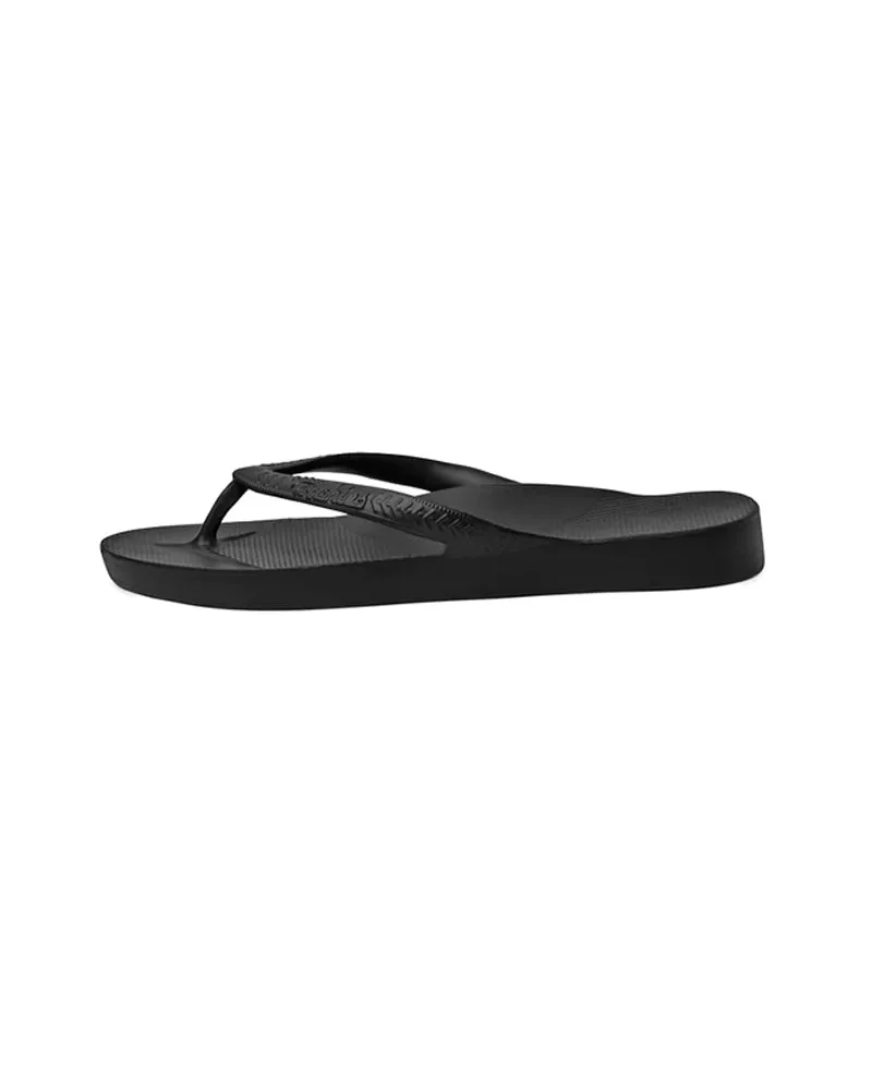 Archies High Arch Black Flip Flops