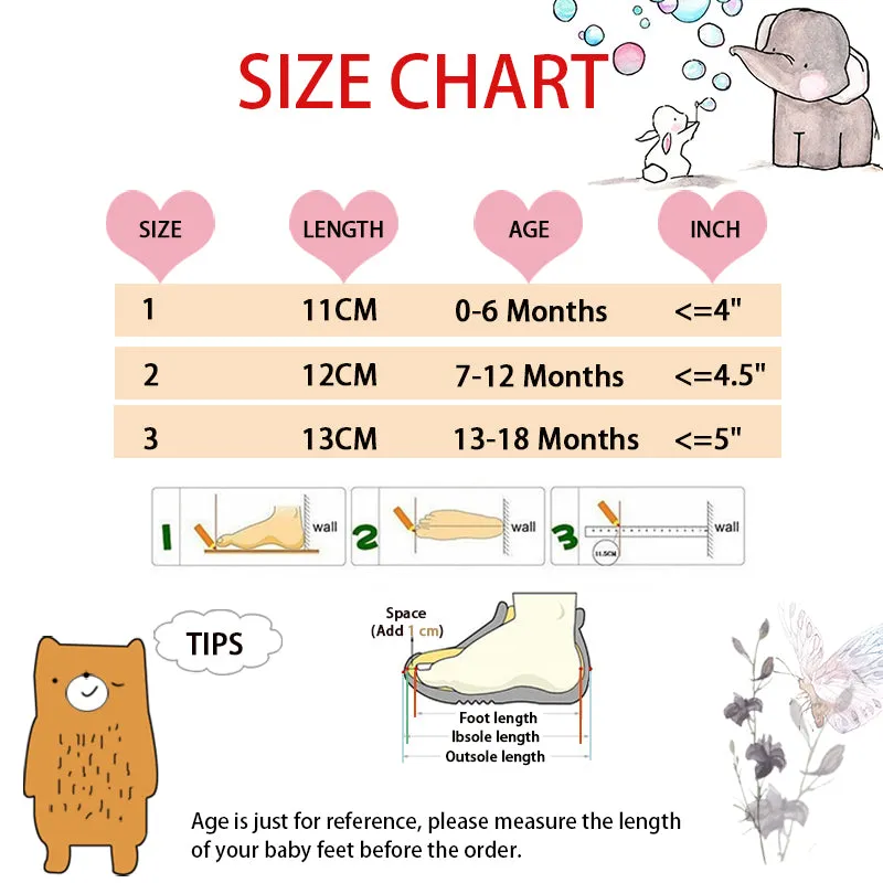 Baby Infant Shoes 0-18 Months CHICHIMAO pattern 7.8.9