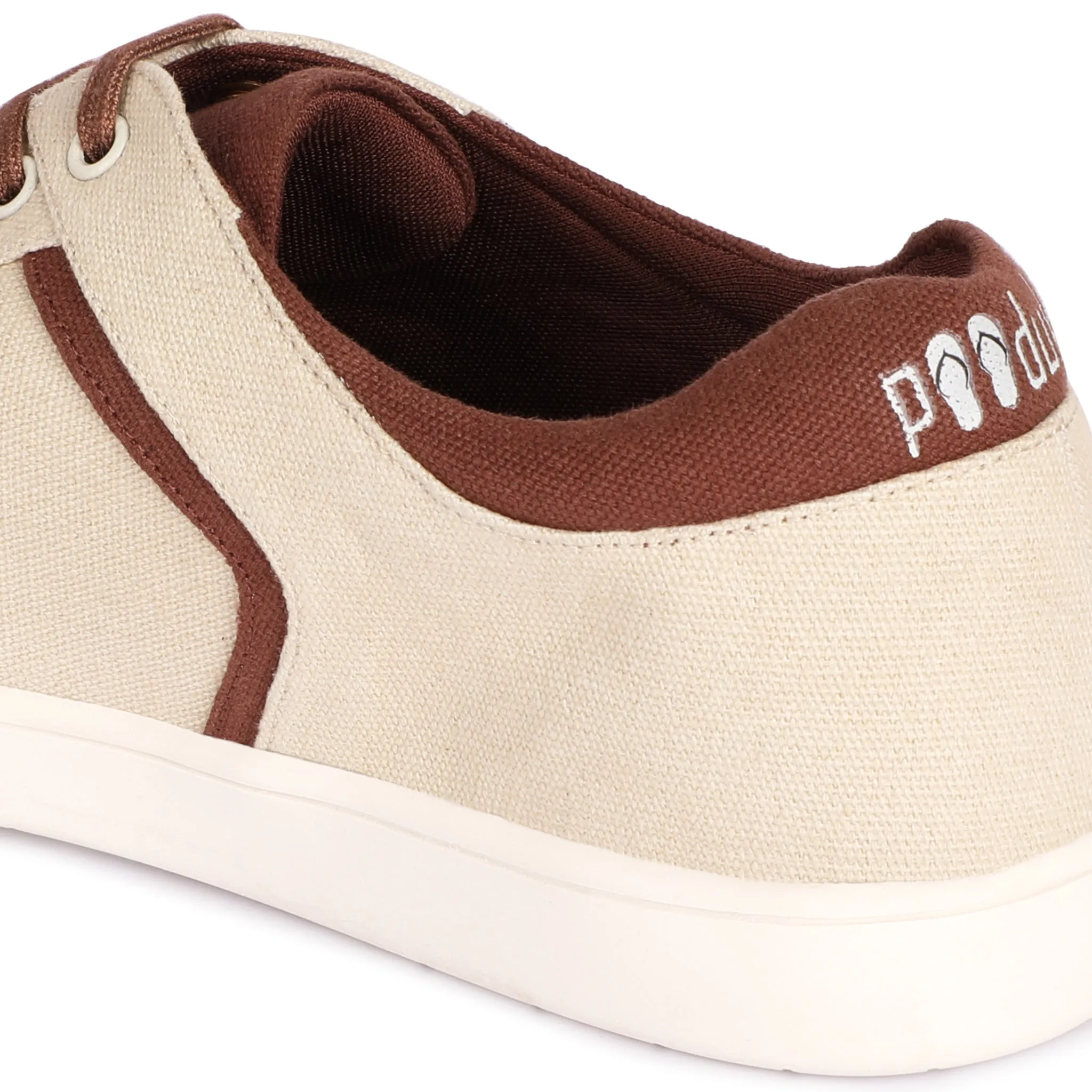 Beige & Brown Unisex Sneakers | Odour Free | Anti Skid | Trendy & Versatile