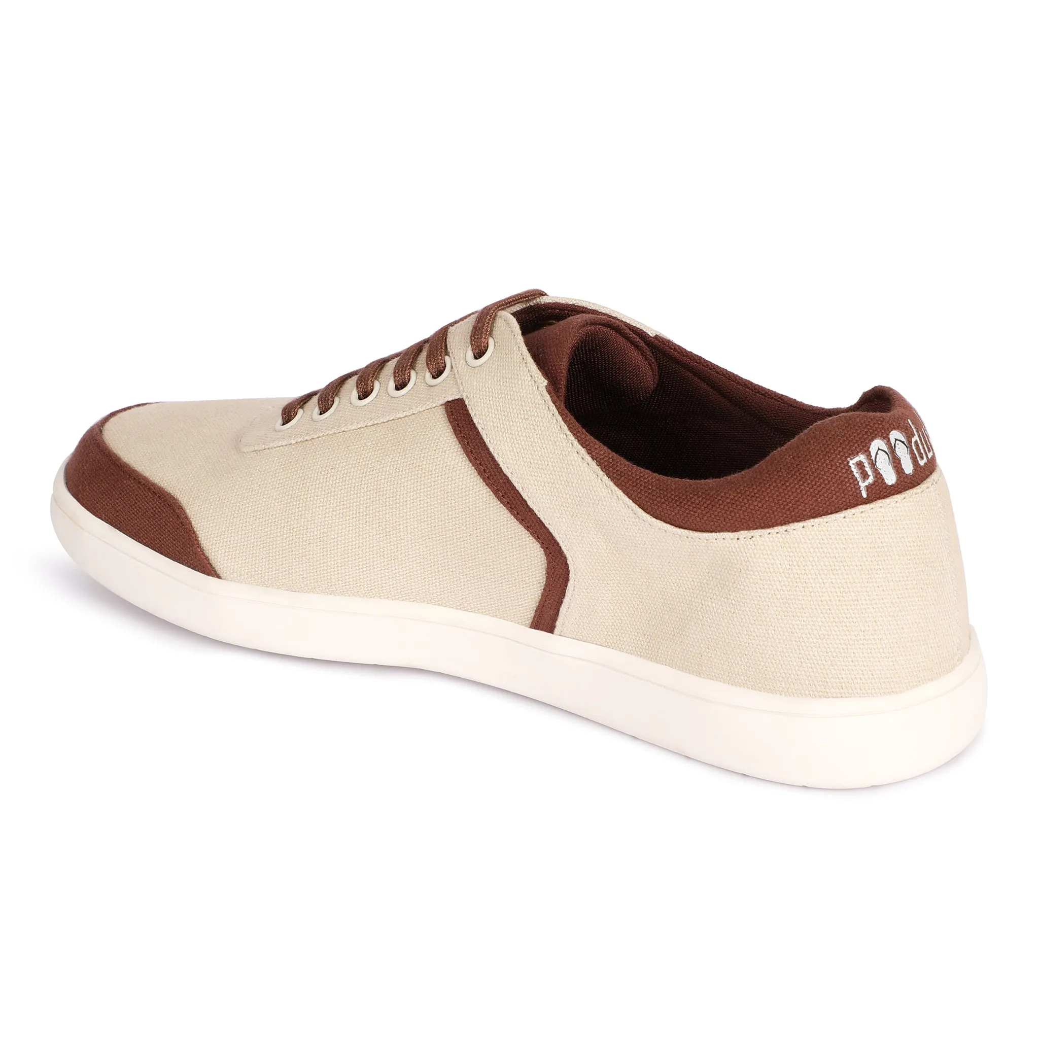 Beige & Brown Unisex Sneakers | Odour Free | Anti Skid | Trendy & Versatile
