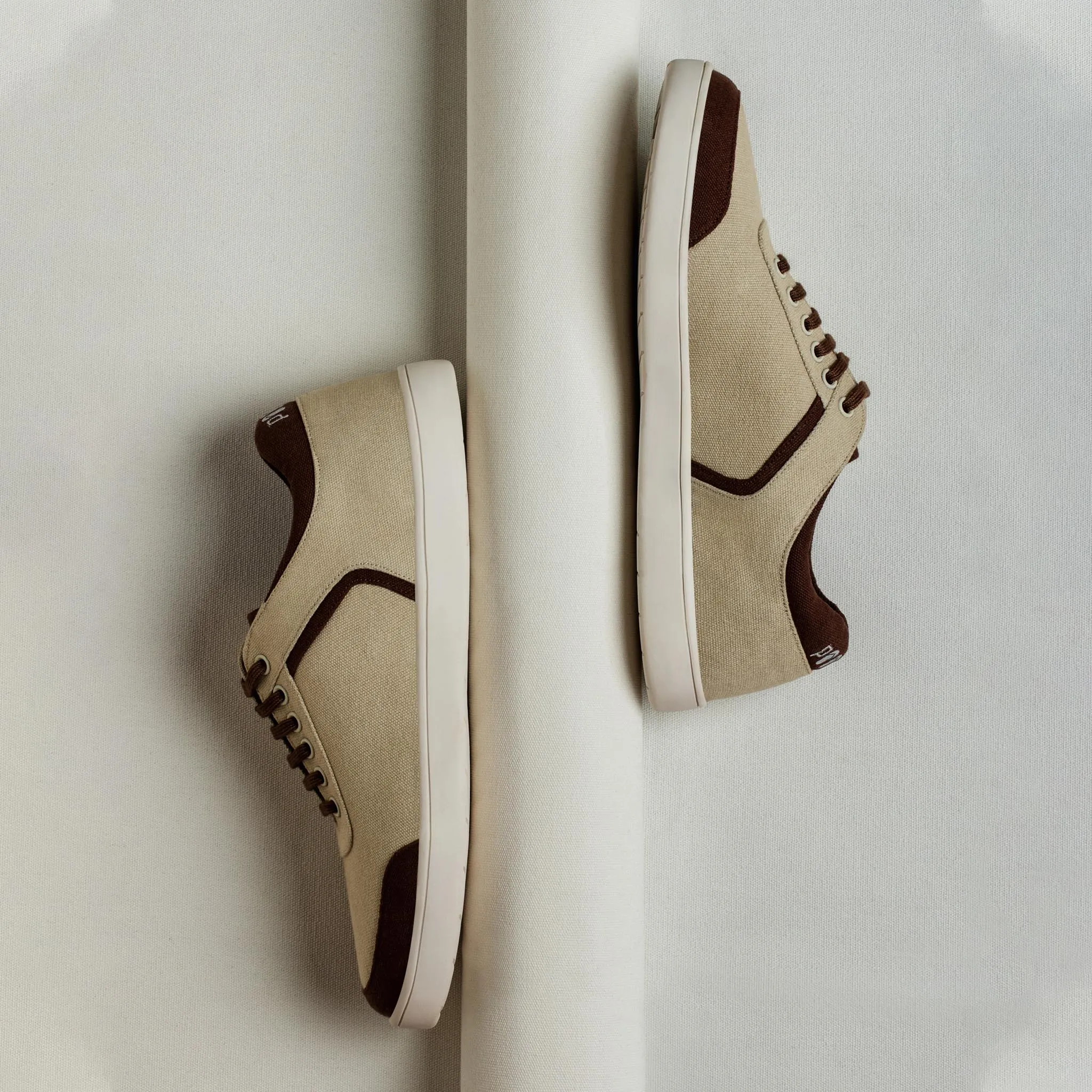 Beige & Brown Unisex Sneakers | Odour Free | Anti Skid | Trendy & Versatile