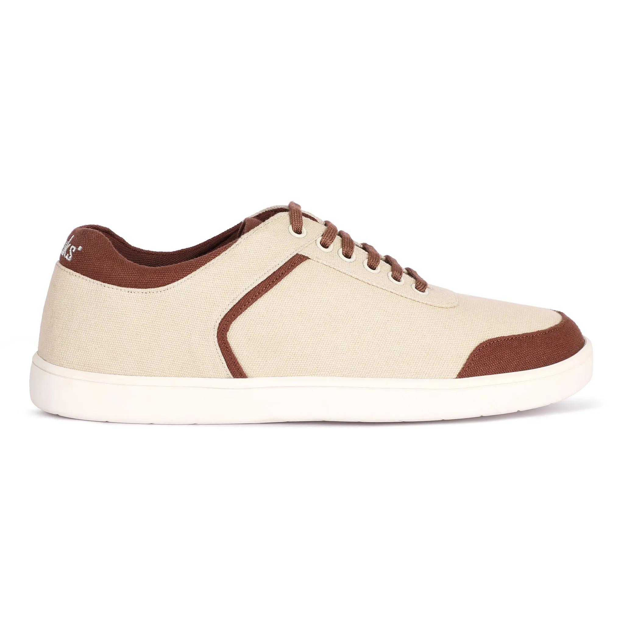 Beige & Brown Unisex Sneakers | Odour Free | Anti Skid | Trendy & Versatile