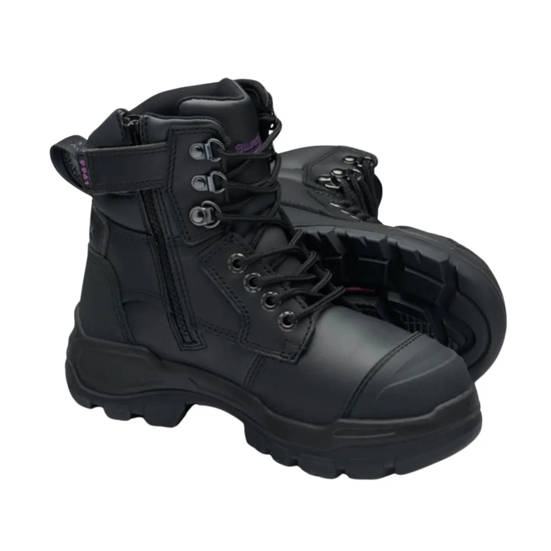BLUNDSTONE #9961 - 150mm ZIPSIDE WOMENS BOOTS - BLACK