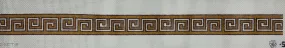 Brown Greek Key Knot Headband (canvas only)