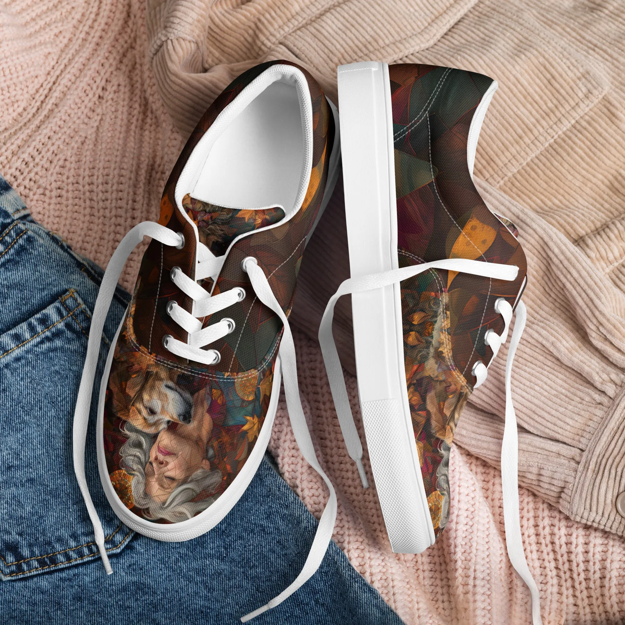 Calm Escape Women’s lace-up canvas shoes
