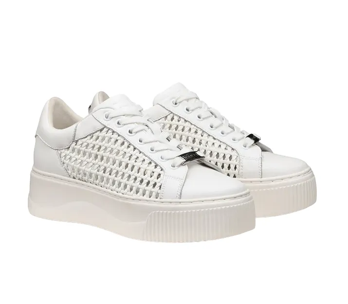 Cult scarpa sneakers da donna in pelle  Perry 4237 bianco