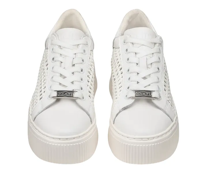 Cult scarpa sneakers da donna in pelle  Perry 4237 bianco