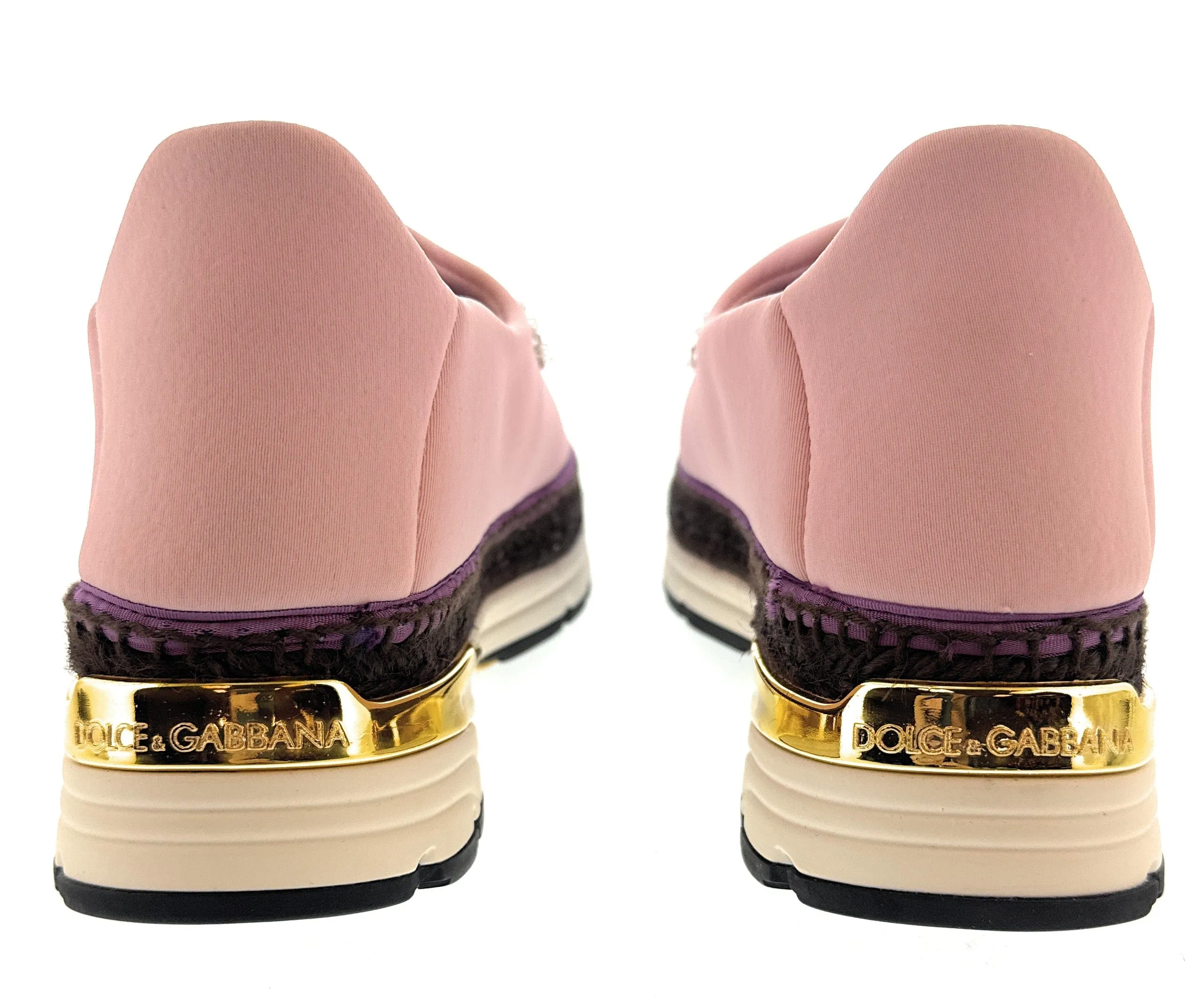 Dolce & Gabbana Pink Chunky Neoprene Bol Sneakers-EU38