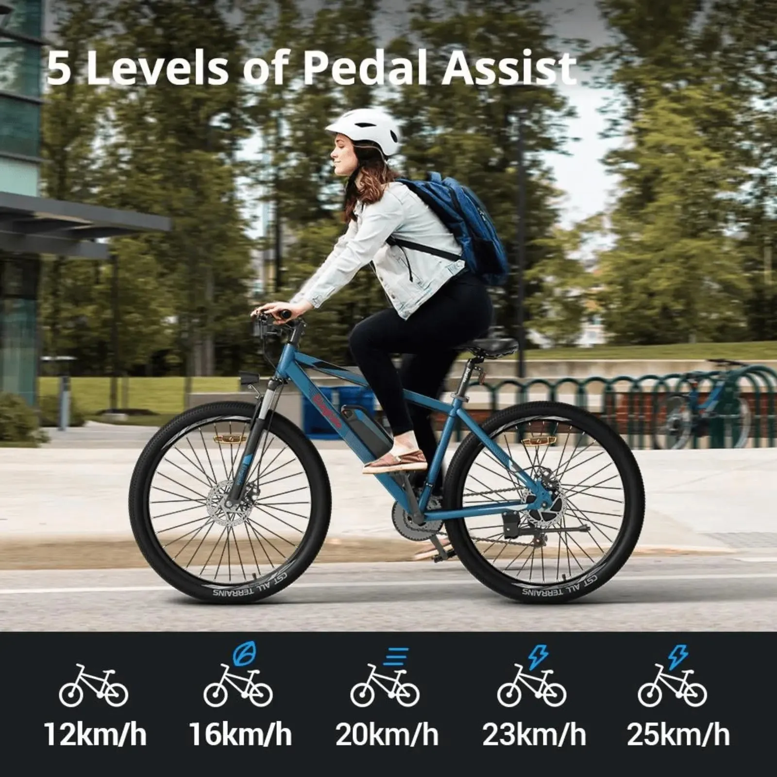 Eleglide M1 Electric Mountain Bike 250W Blue