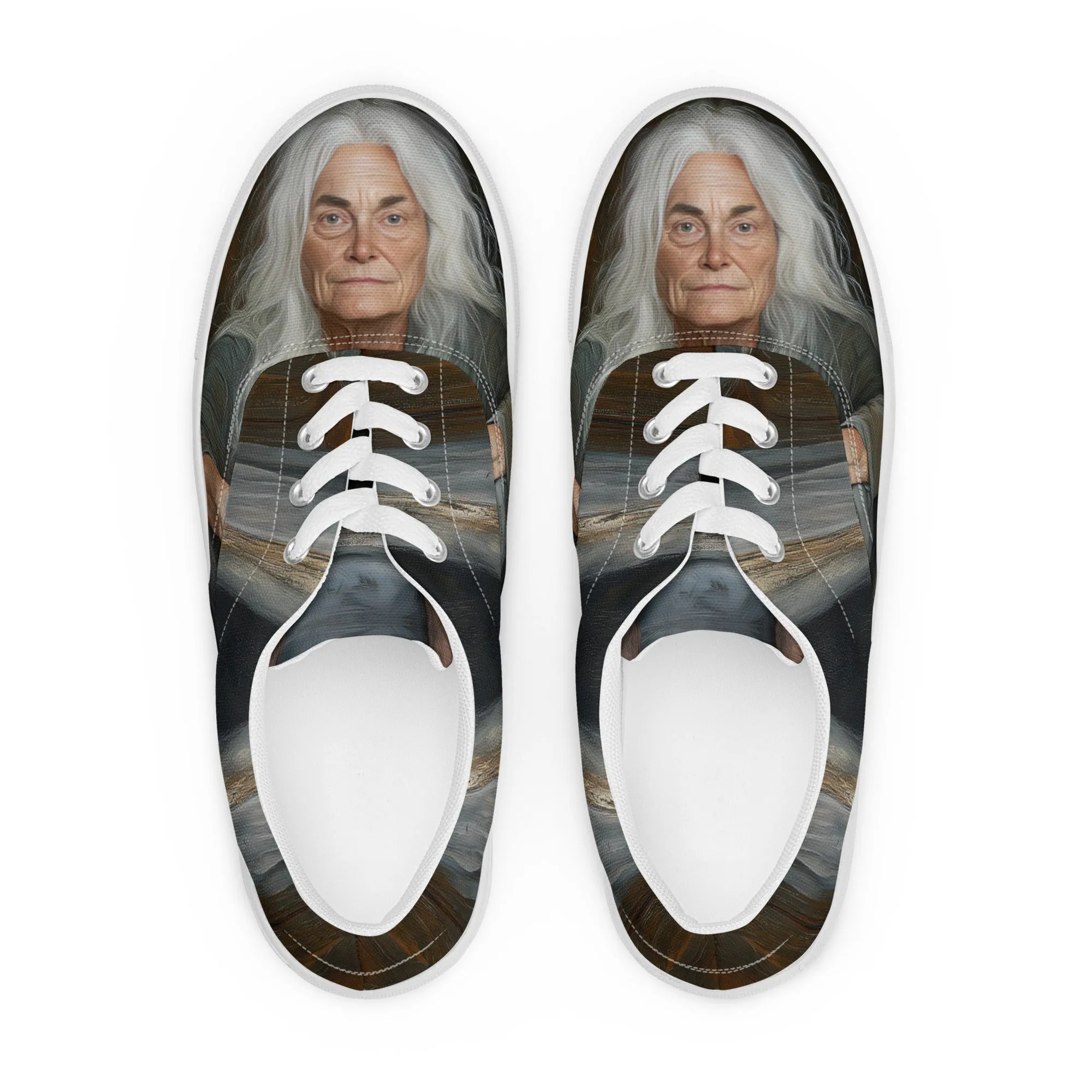 Hidden Pain Women’s lace-up canvas shoes