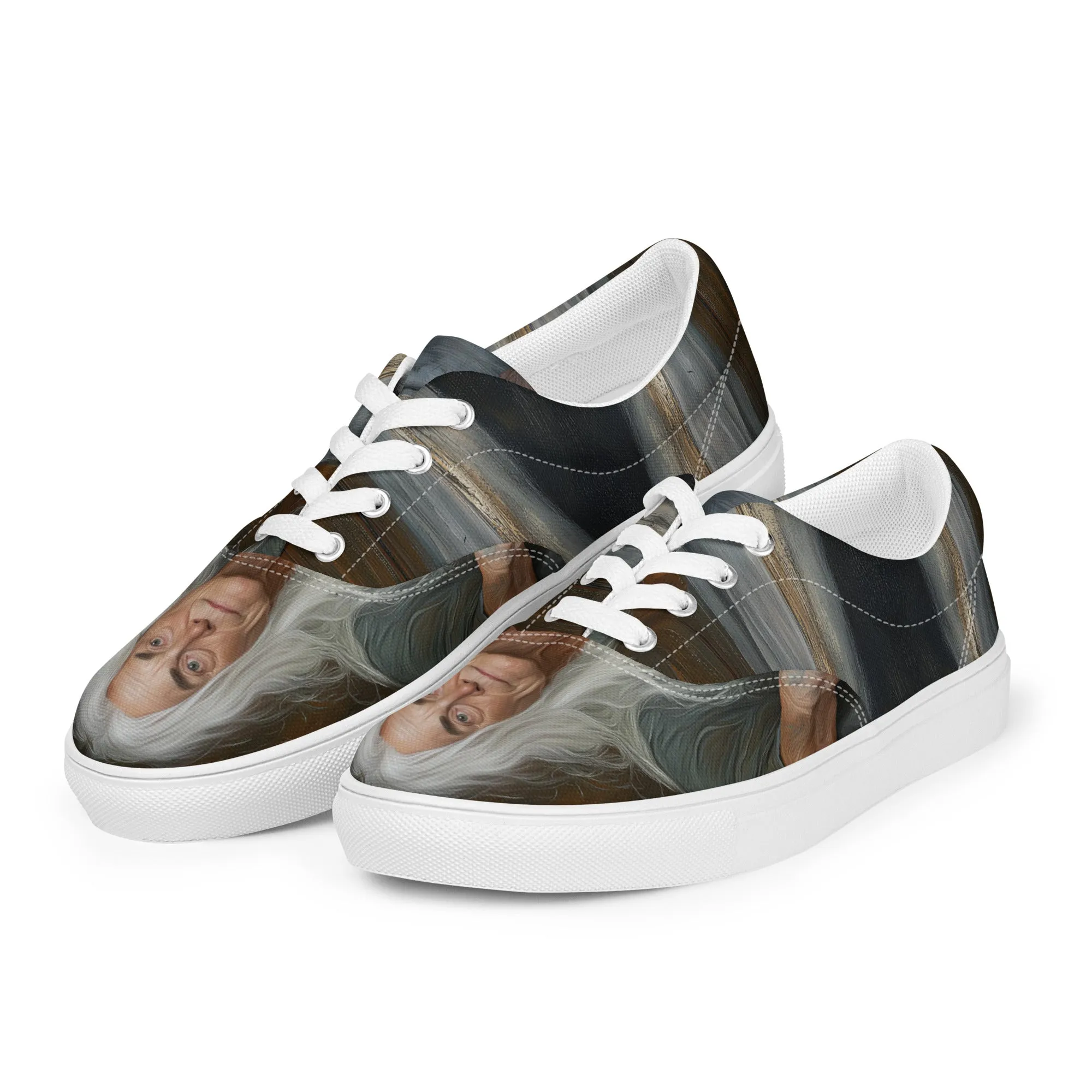 Hidden Pain Women’s lace-up canvas shoes