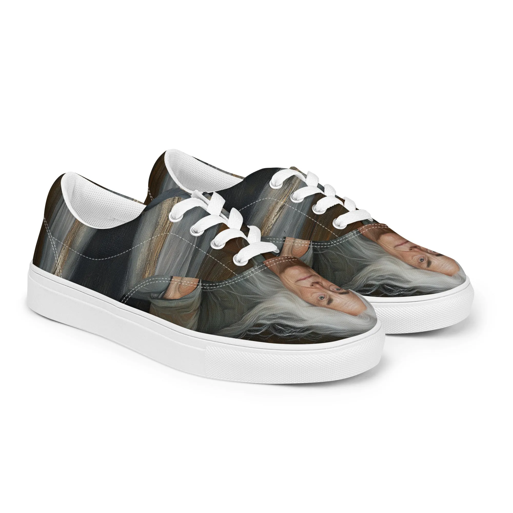 Hidden Pain Women’s lace-up canvas shoes