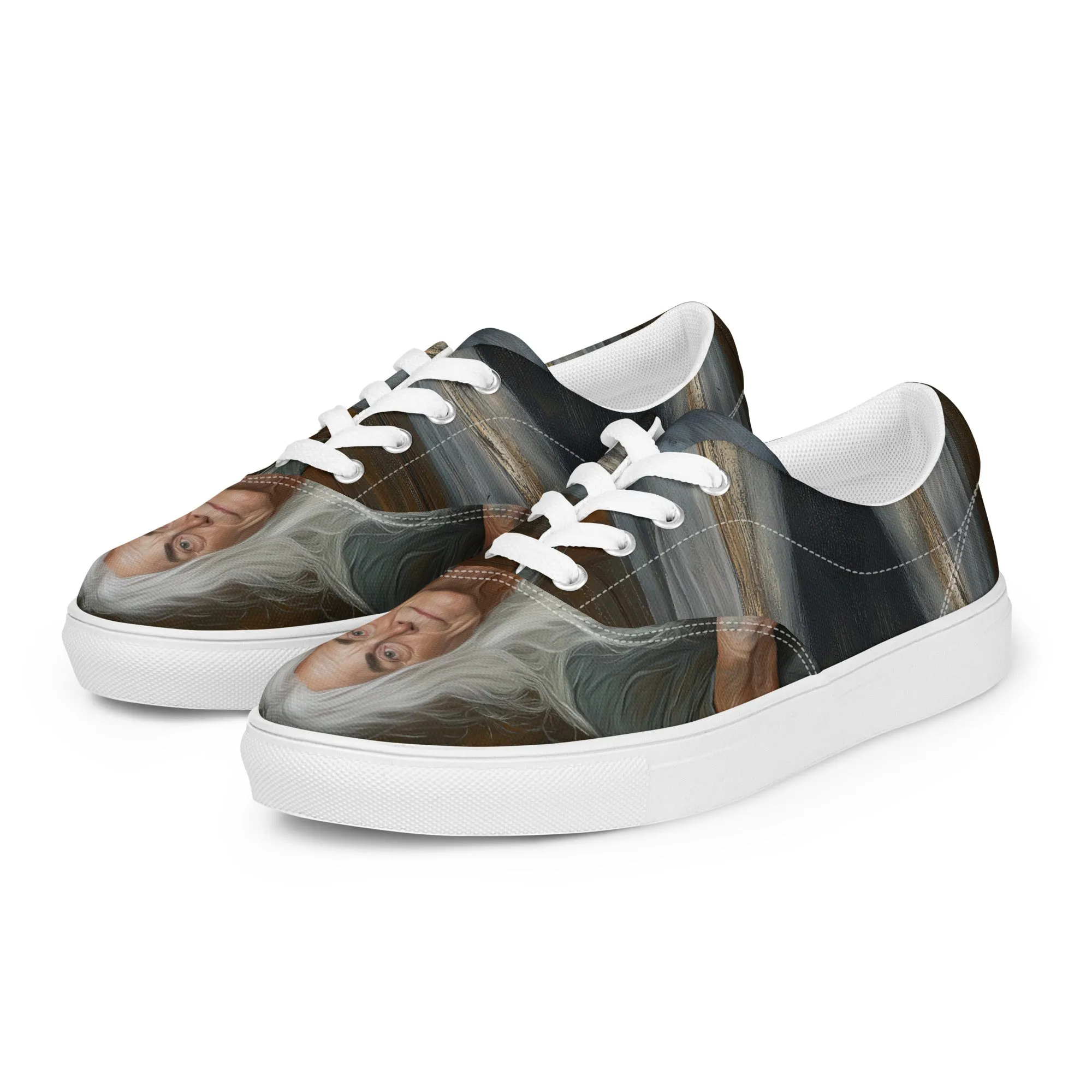 Hidden Pain Women’s lace-up canvas shoes