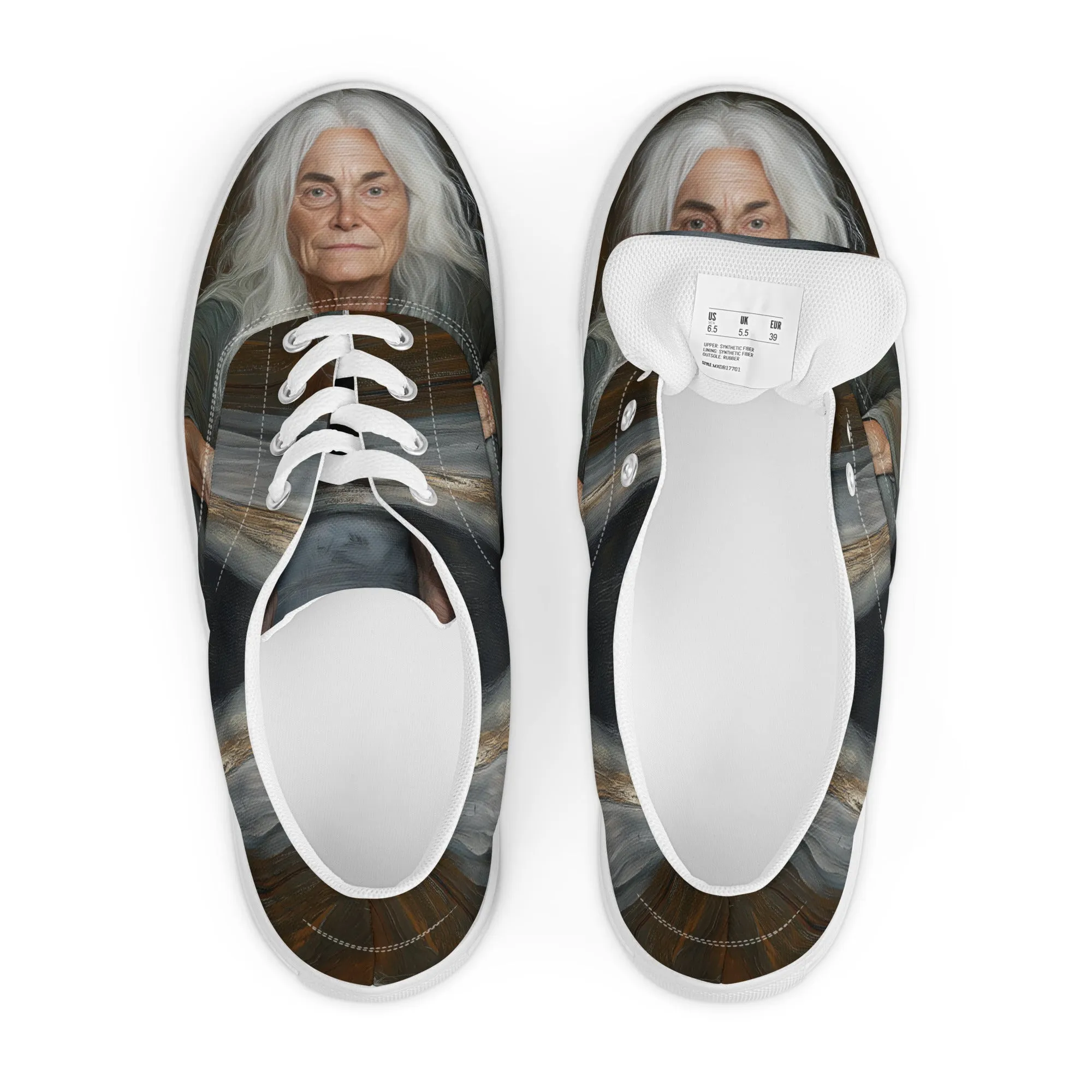 Hidden Pain Women’s lace-up canvas shoes