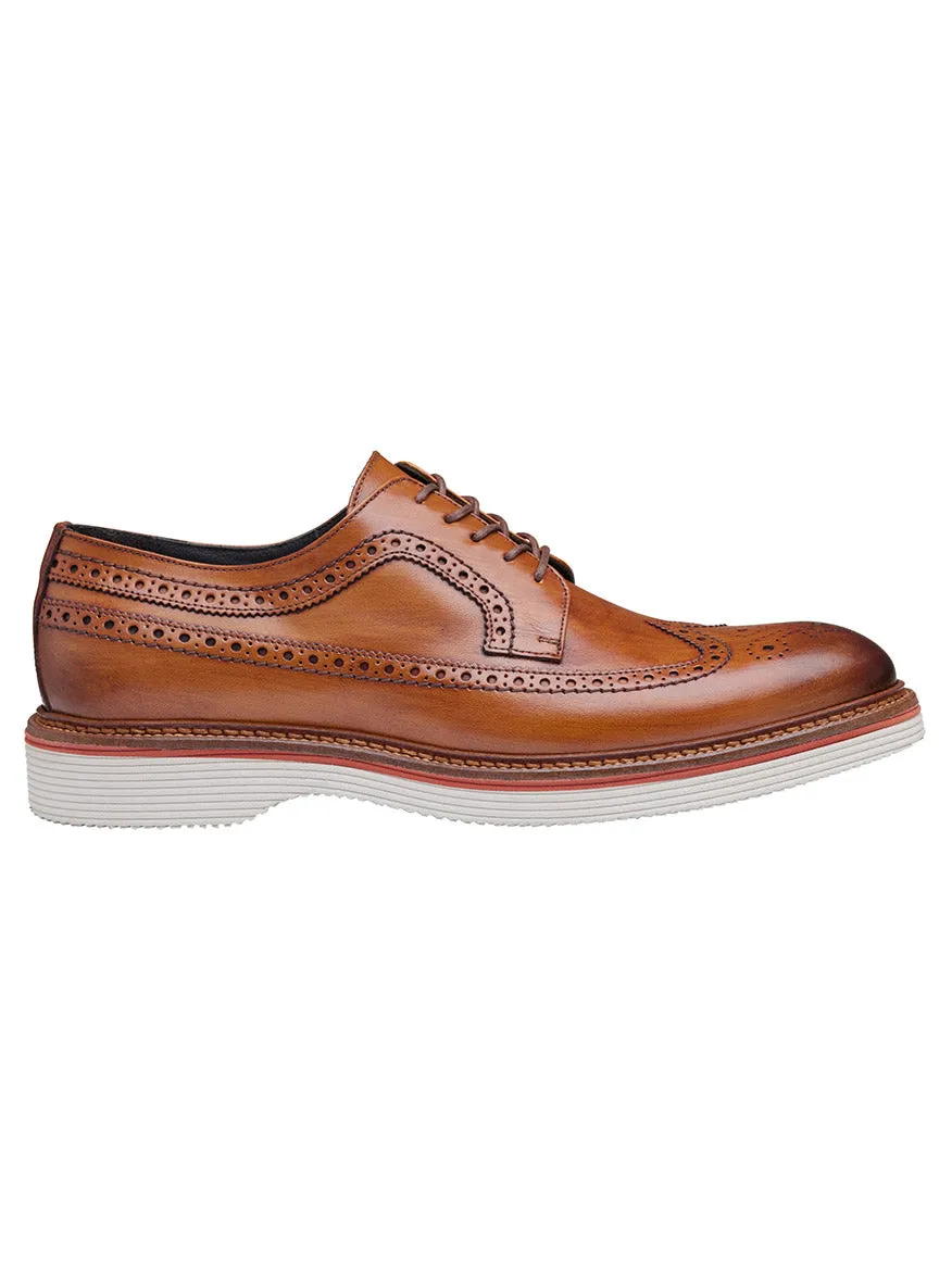 J & M Collection Jenson Longwing in Tan Italian Calfskin