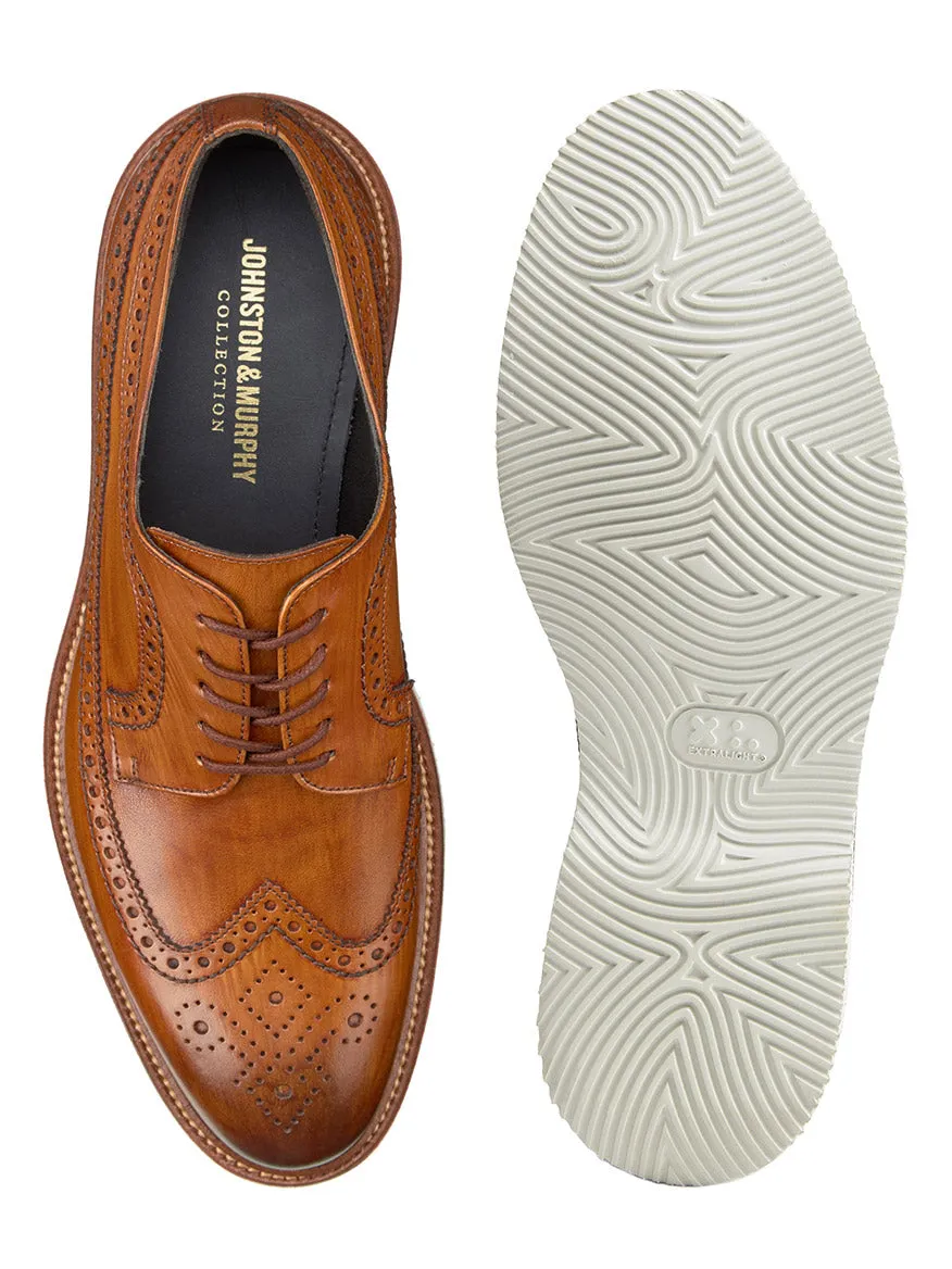 J & M Collection Jenson Longwing in Tan Italian Calfskin