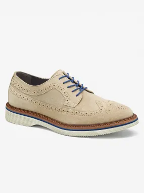 J & M Collection Jenson Longwing in Taupe Italian Suede