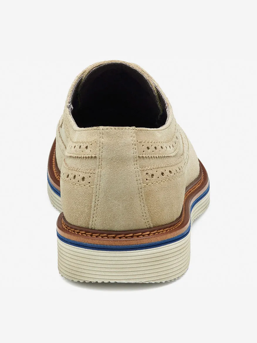 J & M Collection Jenson Longwing in Taupe Italian Suede
