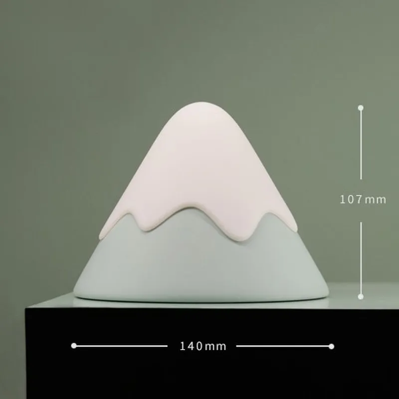 Kawaii Snow Mountain Night Light