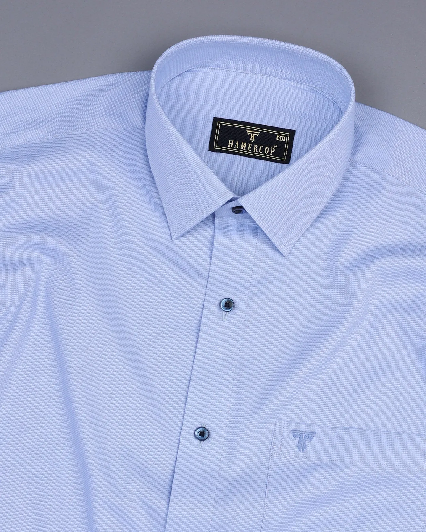 Lisbon SkyBlue Soft Premium Gizza Cotton Shirt