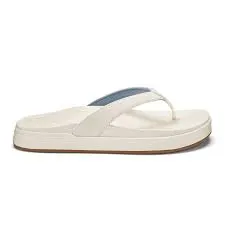 OLUKAI WOMENS NU A PIO SANDAL (BRIGHT WHITE)