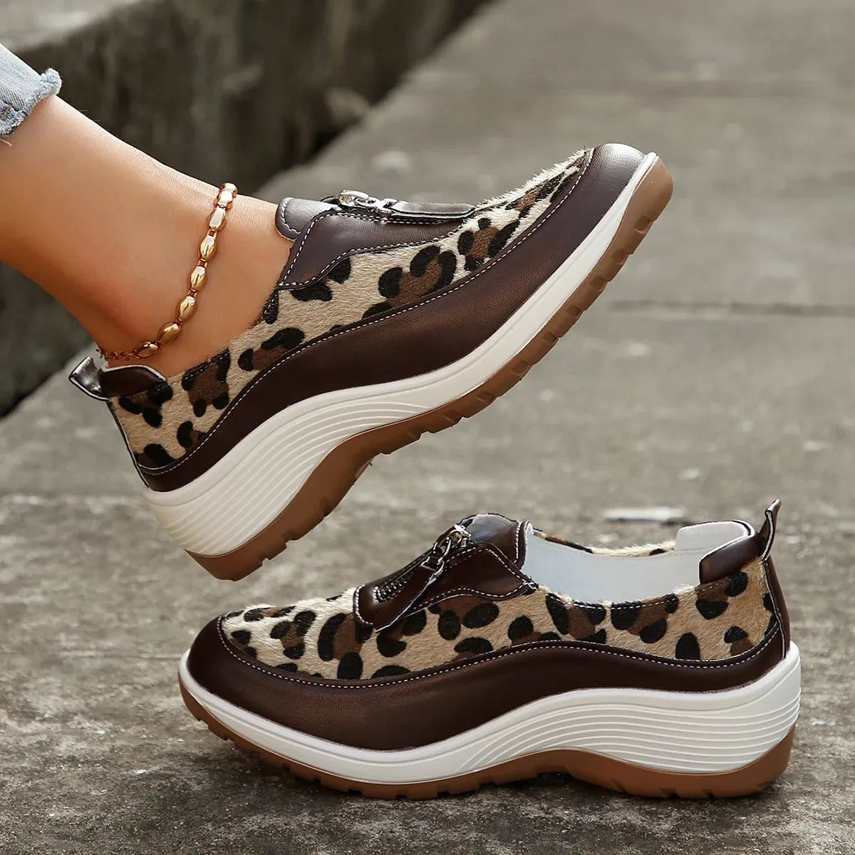 Opal - Trendy High-Top Sneakers for Women