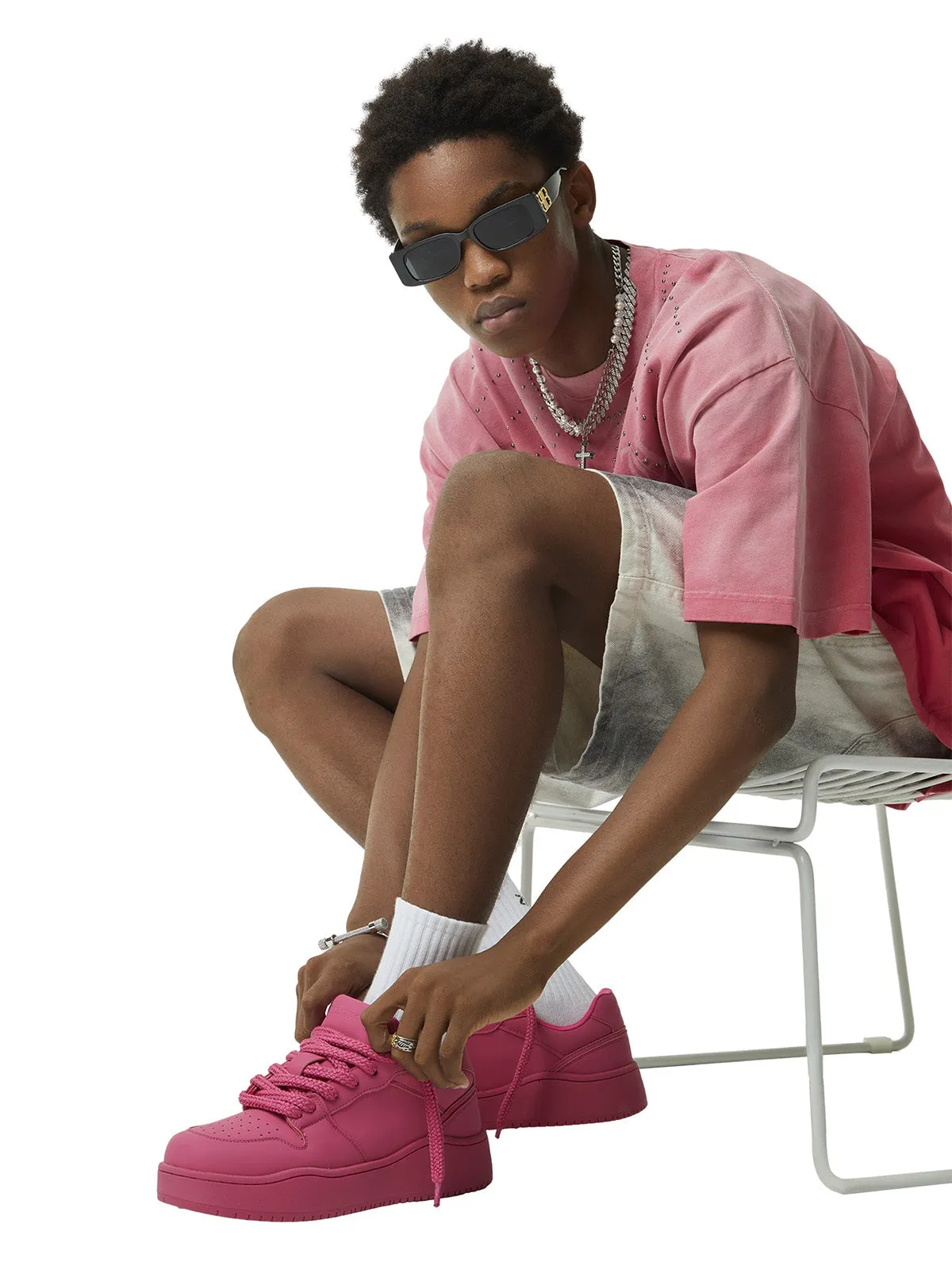 Sneakerhill Chunky Sole Street Rap Sneakers