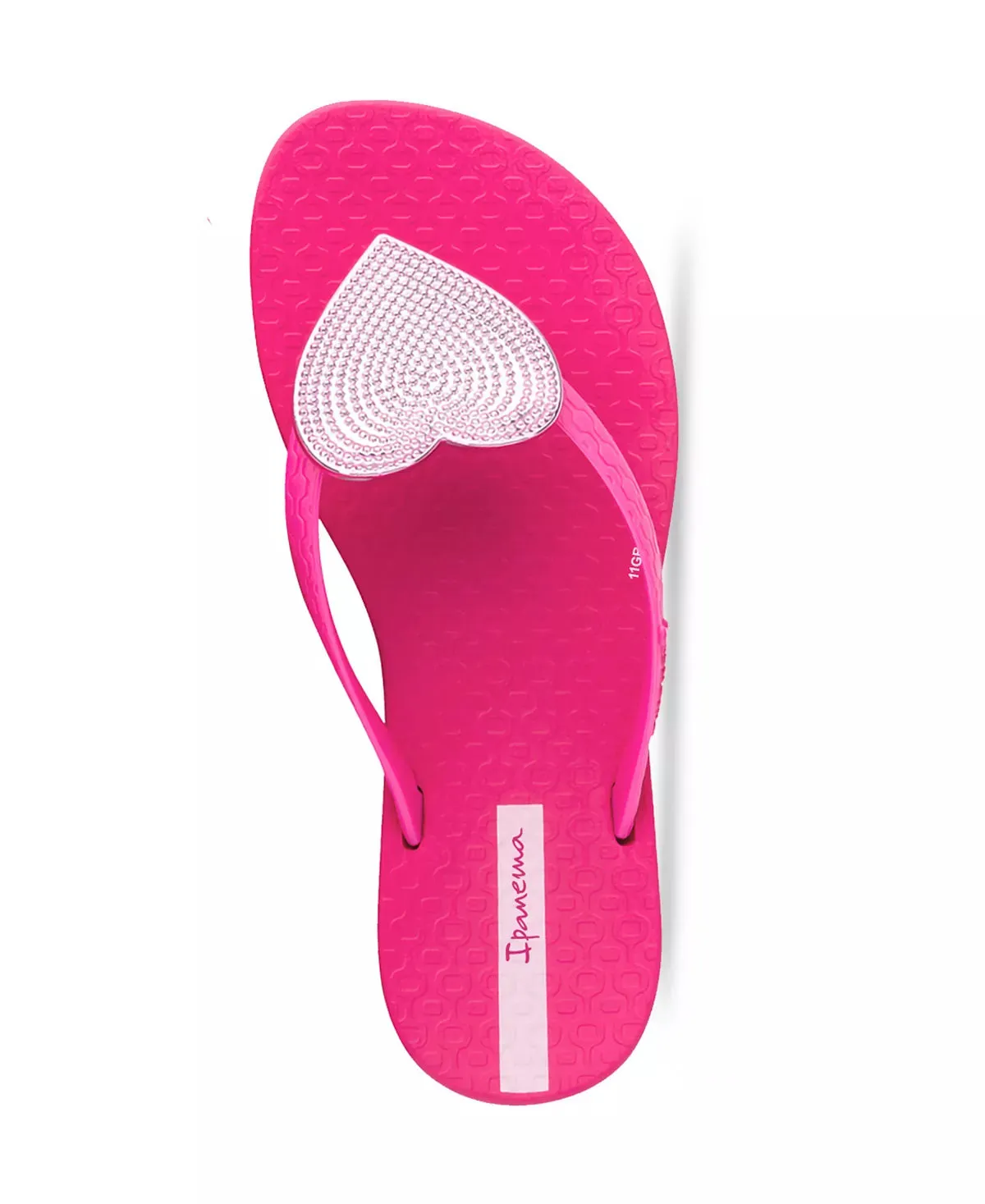 Wave Heart Flip Flops